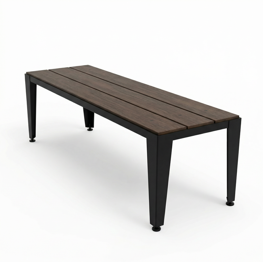 BANCA INTERIOR METALICA CRWP - 135X45X40 CM