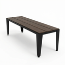 BANCA INTERIOR METALICA CRWP - 135X45X40 CM