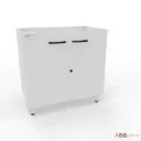 GABINETE ALMACENAMIENTO BAJO 2 PUERTAS MDP RH15 BLANCO - 90X55X89 CM