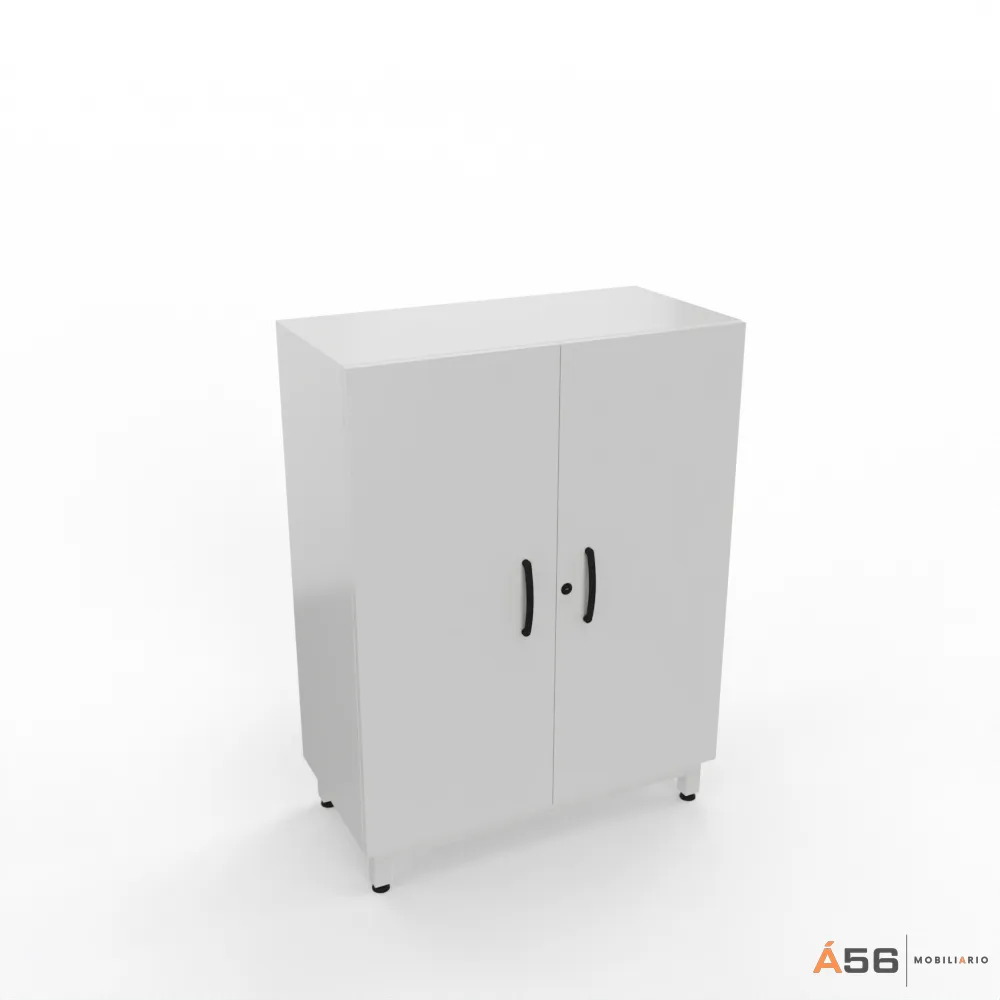 ARMARIO MULTIPROPOSITO 2 PUERTAS ACERO COLD ROLLED - 90X45X120 CM